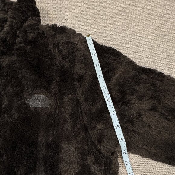 The North Face Womens Size M Black Osito Fleece Jacket Full Zip Fuzzy Pockets - Picture 12 of 14